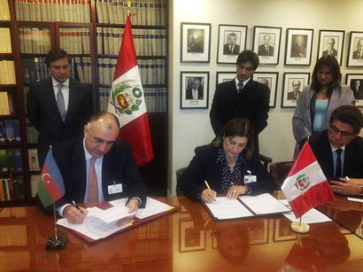 Azerbaijan, Peru sign visa regime facilitation agreement