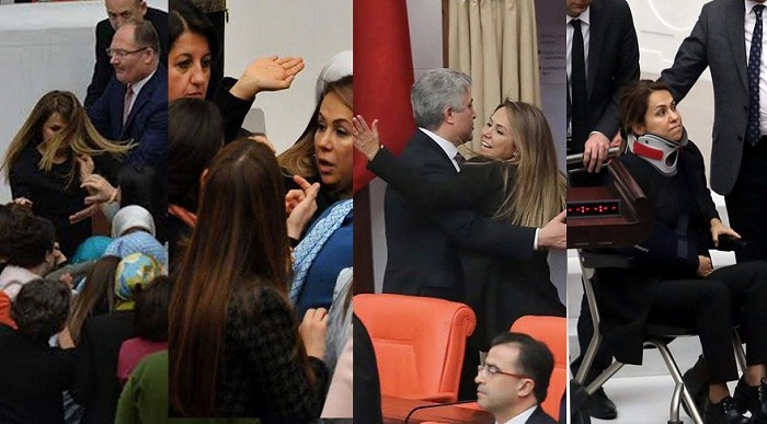 Xanım deputatlar saçyolduya çıxdılar - FOTO+VİDEO