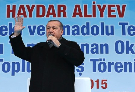 Ərdoğan: `Heydər Əliyevin adını yaşadacağıq` 