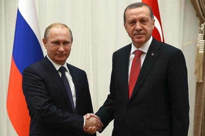 Ərdoğan və Putin arasında telefon danışığı olub