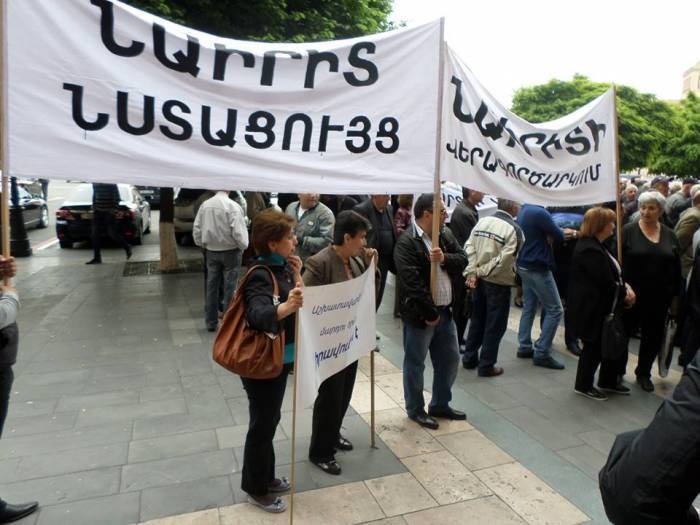La siguiente acción de protesta en Ereván