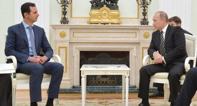  لقاء بين و بوتين الأسد في سوتشي