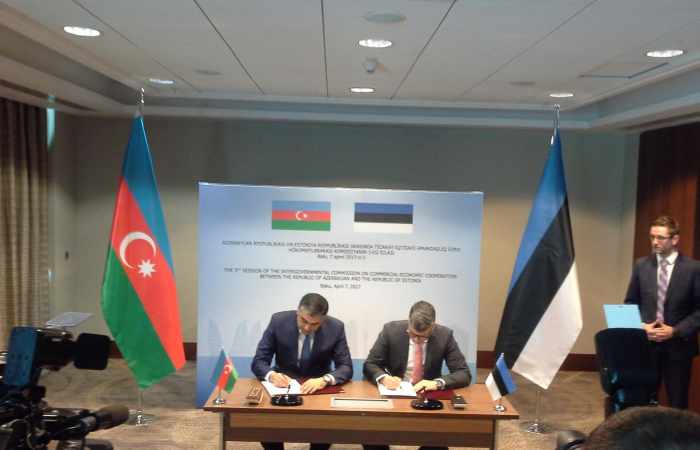 Azerbaijan, Estonia sign protocol of intergovernmental commission 