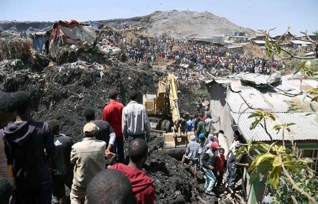 Ethiopia rubbish landslide kills 48 in Addis Ababa