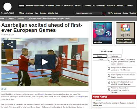 Azerbaijan excited ahead of first-ever European Games - Euronews | VIDEO