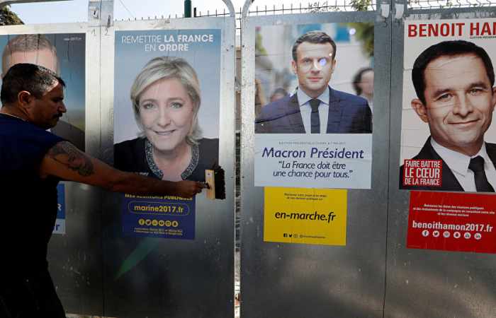 Frankreich-Wahl: Macron mit 24 Prozent, Le Pen zweite mit 22 Prozent 