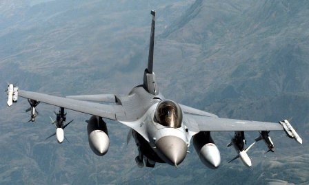 `F-16` qırıcı təyyarəsi qəzaya uğradı 