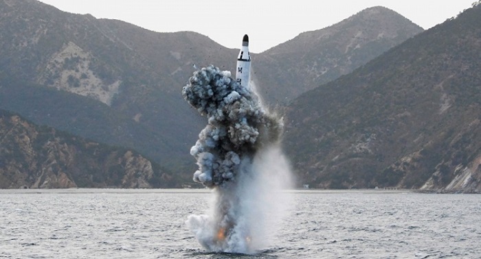 North Korea Fires Ballistic Missile From Submarine