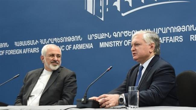 Le ministre arménien des Affaires étrangères en Iran
