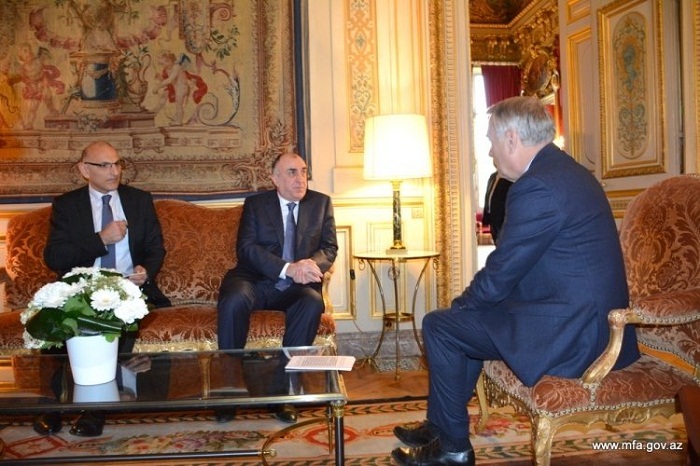 Azerbaijani, French FMs discuss Karabakh conflict