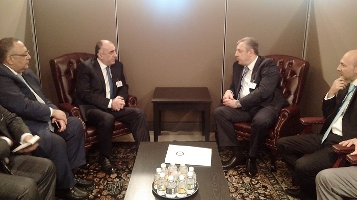 Azerbaijani FM meets Georgian counterpart in New York