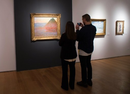 Une `Meule` de Monet adjugée 81,4 millions de dollars, un record