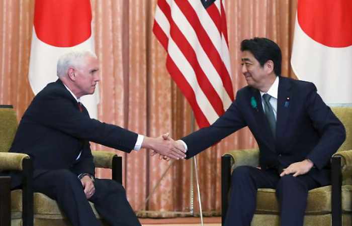 Pence bekennt sich zu Allianz mit Japan