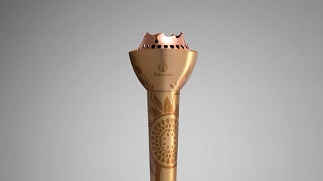 Baku 2015 torch in Khachmaz - VIDEO