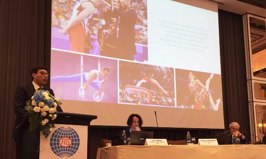 Bakú por primera vez organizará  el congreso  del Comité de la Federación Internacional  de la gimnasia  en 2017