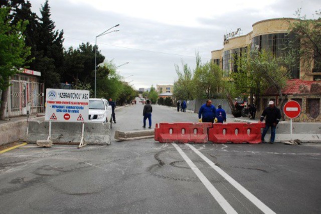 Daha bir küçə bağlanacaq