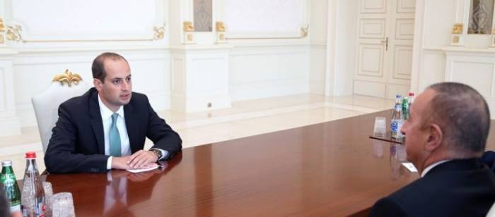 Georgischer Aussenminister traf sich mit Präsident Ilham Aliyev