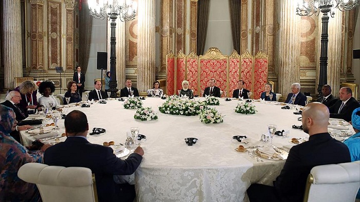 President and his wife attends feast - PHOTO