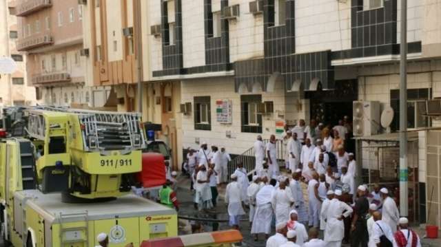 Fire hits 7-storey hotel in Makkah, 391 evacuated
