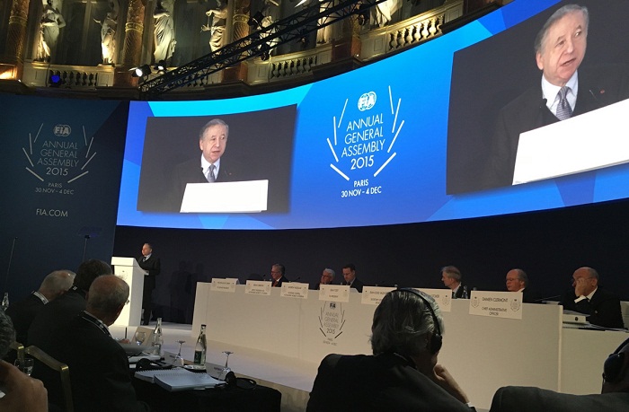 FIA General Assembly approves ??Formula One calendar
