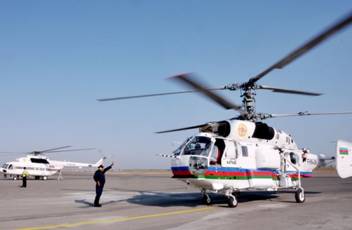 Azerbaijan sends helicopter to help Georgia fight wildfires