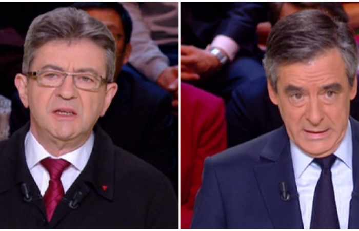 Fillon et Mélenchon obtiennent 19,5% des votes au premier tour