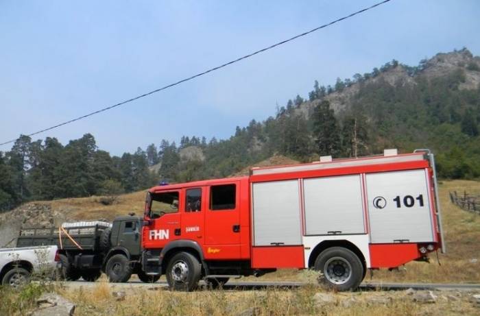 Aserbaidschans Feuerwehr- und Rettungskräfte kehren aus Georgien zurück