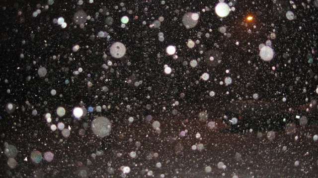 Snow falls in high mountainous areas in Azerbaijan