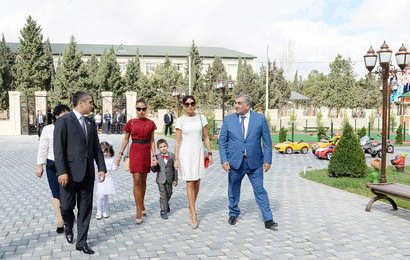 First Lady of Azerbaijan attends openings of orphanage-kindergartens and clinics in Baku 