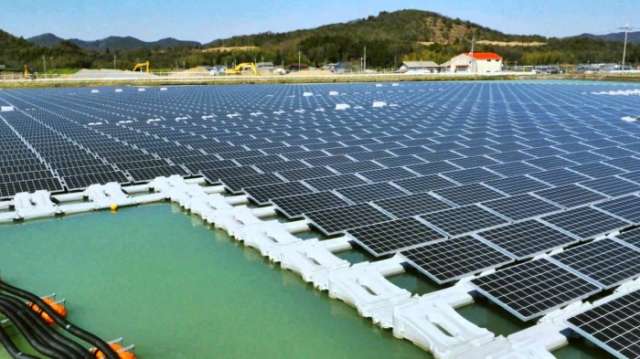 The world's largest floating solar plant is finally online