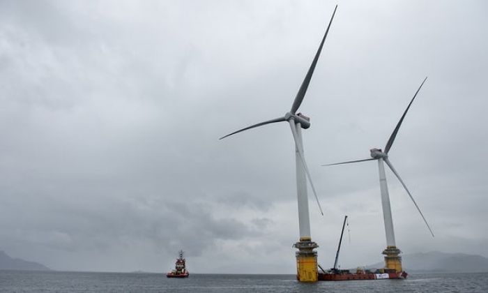 World's first floating windfarm to take shape off coast of Scotland