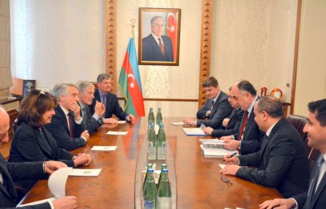 Azerbaijan`s FM meets head of France-Caucasus Friendship Group in Senate of France
