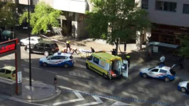 Dos heridos graves en un tiroteo en un centro comercial en Zaragoza.
