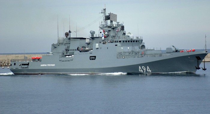 La fragata Almirante Grigoróvich concluye su misión en el Mediterráneo 