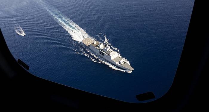 La 'Fragata invisible' de la Armada de Francia aparece en el mar Negro