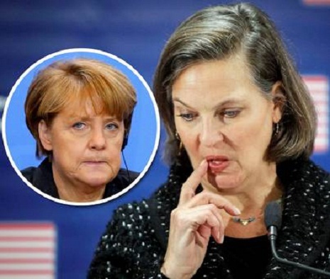 Merkel: Nulandın `F...k the EU` sözləri yolverilməzdir