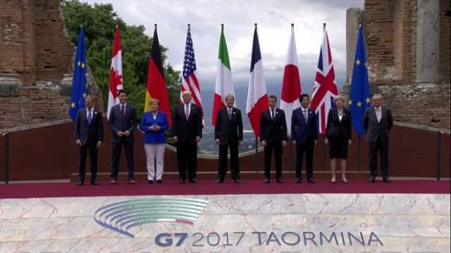 G7 leaders gather for 'robust' talks in Sicily