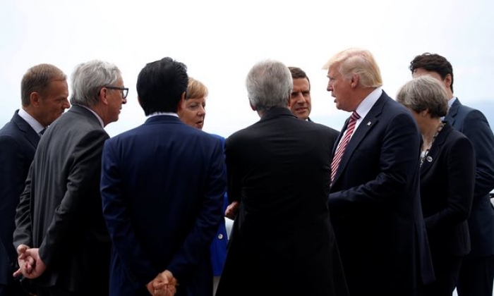 Hopes for refugee crisis plan fall into chasm between G7 and Trump