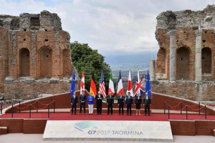 Los líderes del G7 inauguran oficialmente la cumbre de Taormina