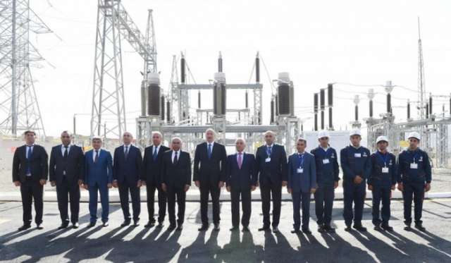 President Ilham Aliyev launches Gadabay electrical substation