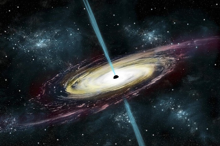Sternexplosion entpuppt sich als Mahlzeit eines Schwarzen Lochs