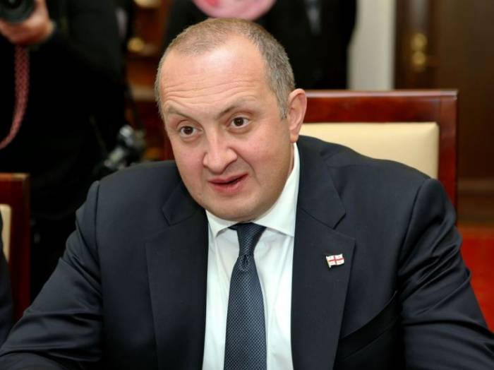 Presidente georgiano envía el telegrama a Ilham Aliyev