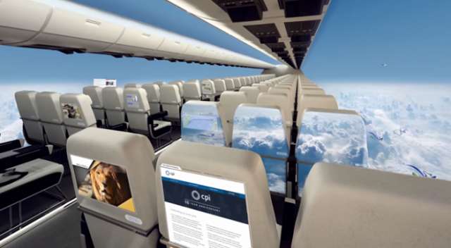 Zukunft: Flugzeuge ohne Fenster