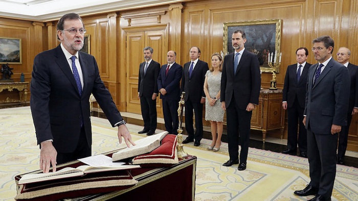 Mariano Rajoy jura como presidente del gobierno de España