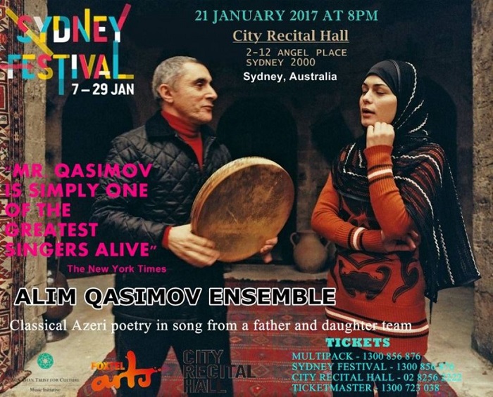 Alim Gasimov und Fargana Gasimova geben Konzert in Sydney