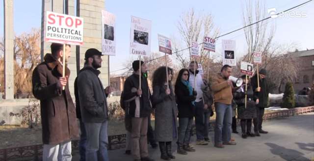 Armenian political prisoner on hunger strike for jailed oppositionists - VIDEO