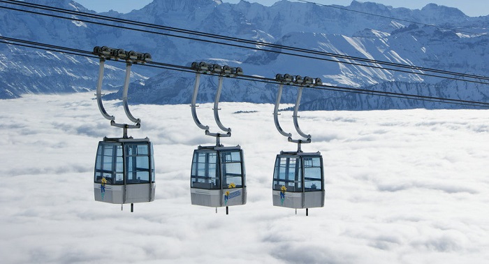 Nacht in Gondel am Mont Blanc: Touristen warten auf Rettung 
