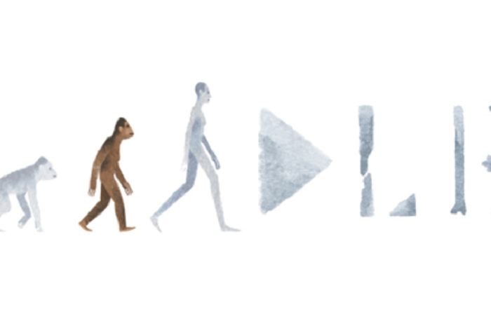 Google  a célèbré  notre ancêtre Lucy avec un Doodle
