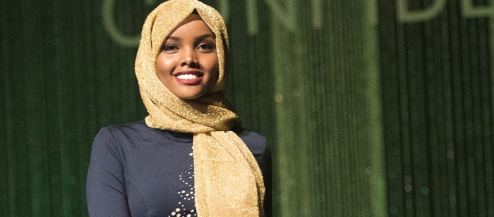 الفتاة الصومالية "حليمة عدن" أول محجبة تشارك في مسابقة جمال بأميركا