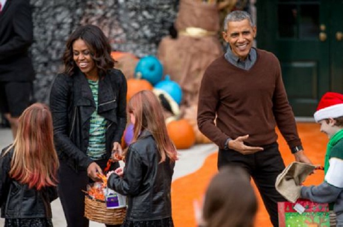 Les Obama fêtent Halloween à la Maison Blanche